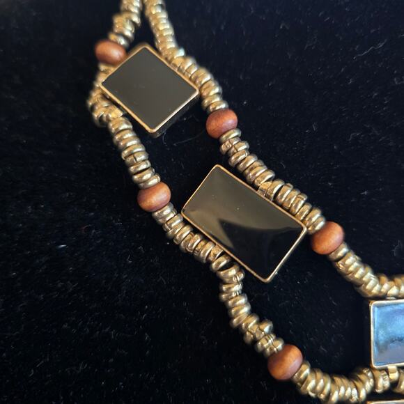 Free People “Lately” Necklace | Mixed Metal Pendant NWT - Picture 4 of 5